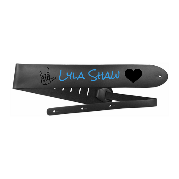 Custom Printed Guitar Straps - 3.5 inch