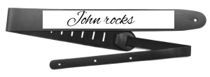 ~Custom Printed Guitar Straps (custom)