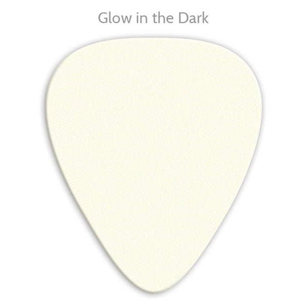 Celluloid Glow In The Dark Printed Picks - Single Sided