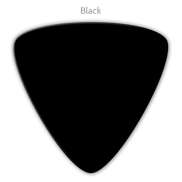 Celluloid Large Triangle Shape Printed Picks - Double Sided