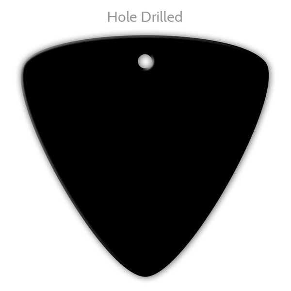 Celluloid Large Triangle Shape Printed Picks - Single Sided