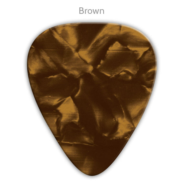 Vintage Celluloid Printed Picks - Double Sided