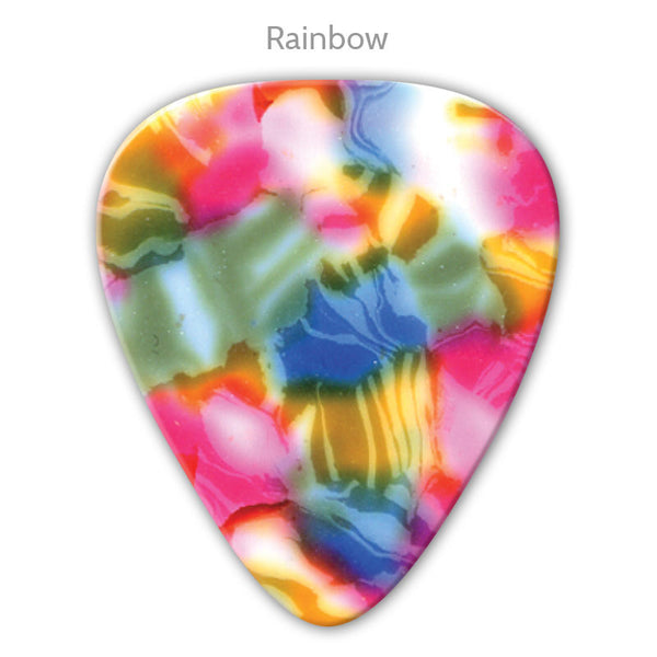 Vintage Celluloid Printed Picks - Single Sided