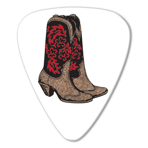 Country Music Theme - Boots Picks (10 pack)
