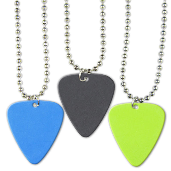 Delrinex Etched Pick Necklaces - Single Sided