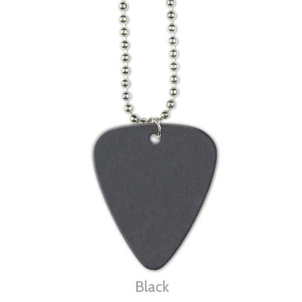 Delrinex Etched Pick Necklaces - Single Sided