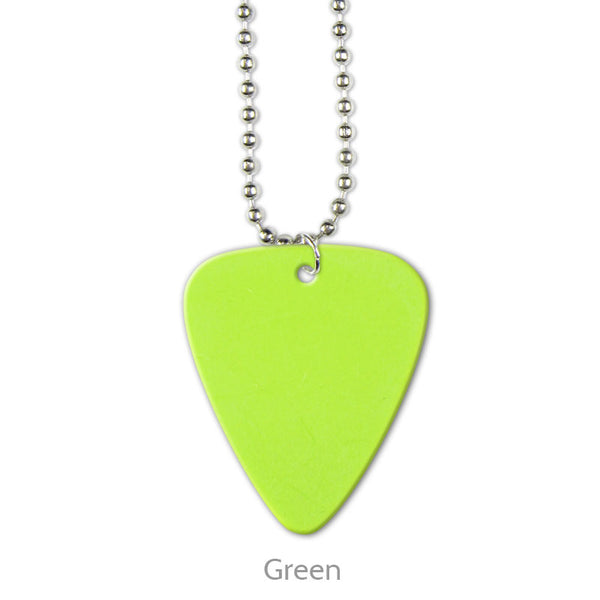 Delrinex Etched Pick Necklaces - Double Sided