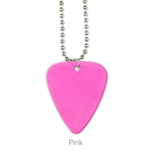 Delrinex Printed Pick Necklaces - Single Sided