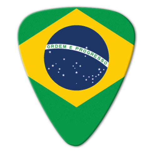 World Flag - Brazil Flag Picks (10 pack)