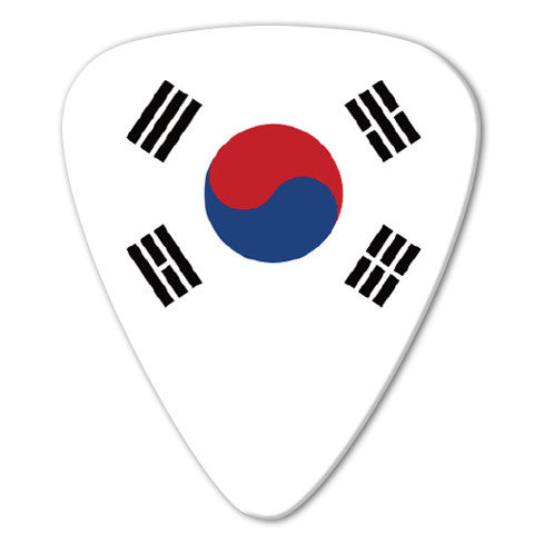 World Flag - South Korea Flag Picks (10 pack)