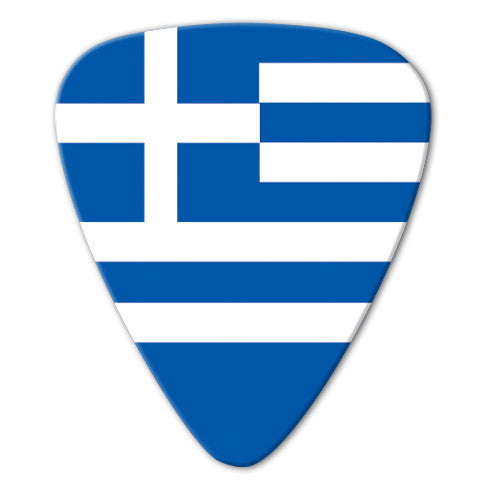World Flag - Greece Flag Picks (10 pack)