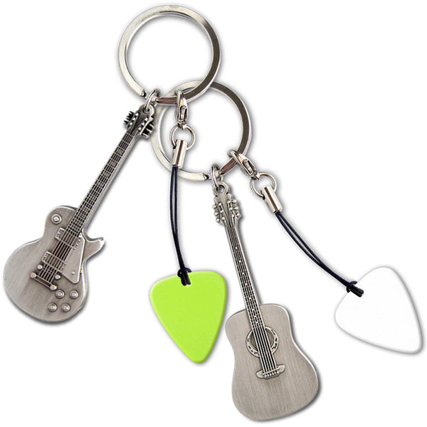 Delrinex Printed Pick Guitar Keyrings