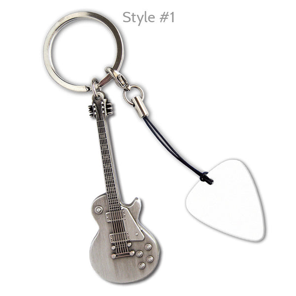 G-Poly Printed Pick Guitar Keyrings