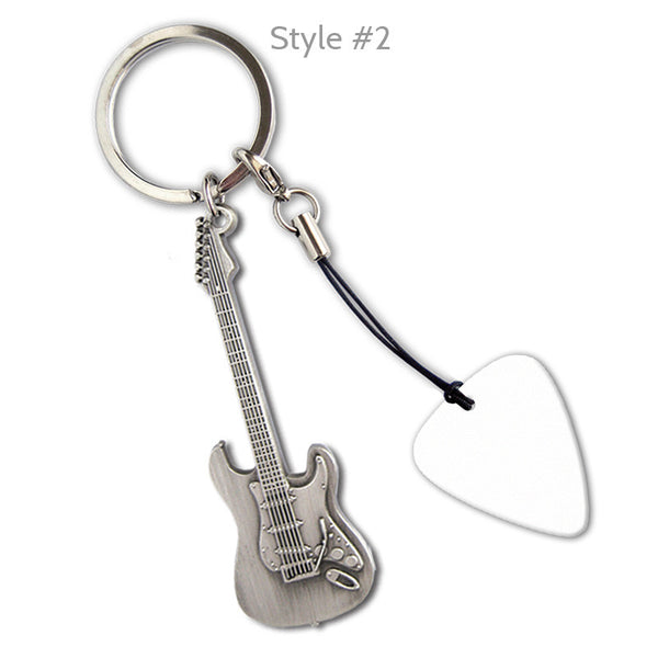 G-Poly Printed Pick Guitar Keyrings