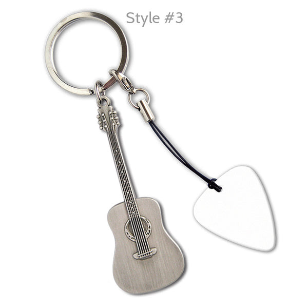 G-Poly Printed Pick Guitar Keyrings