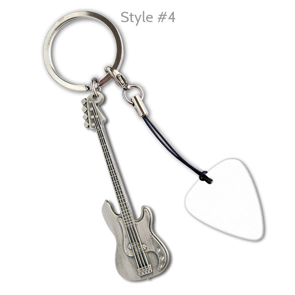 Delrinex Printed Pick Guitar Keyrings