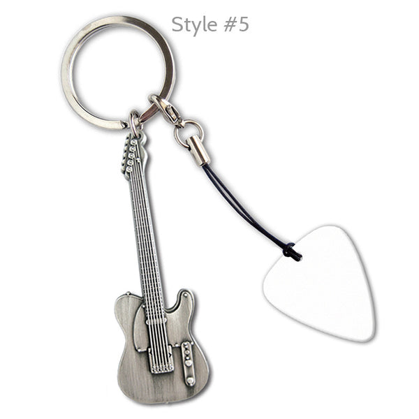 G-Poly Printed Pick Guitar Keyrings