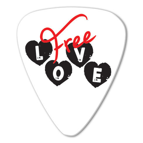 Hippie Theme - Free Love Picks (10 pack)