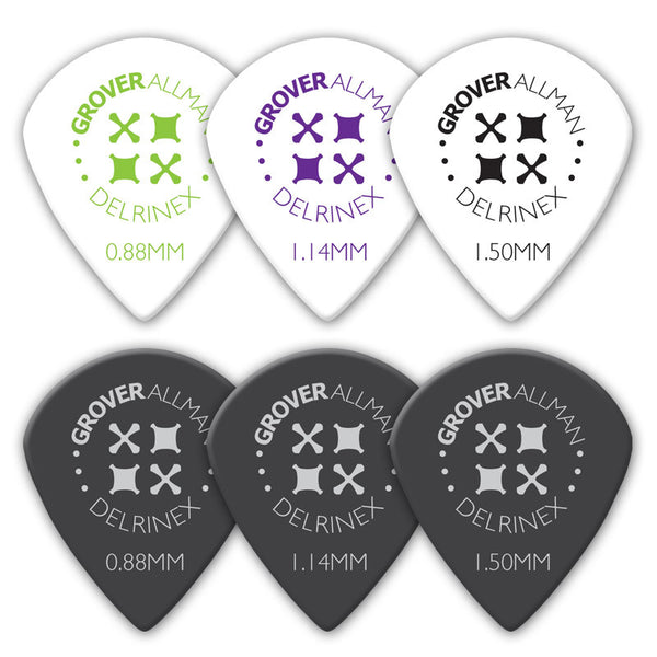 Delrinex Jazz XL Pro Picks (10 Pack)