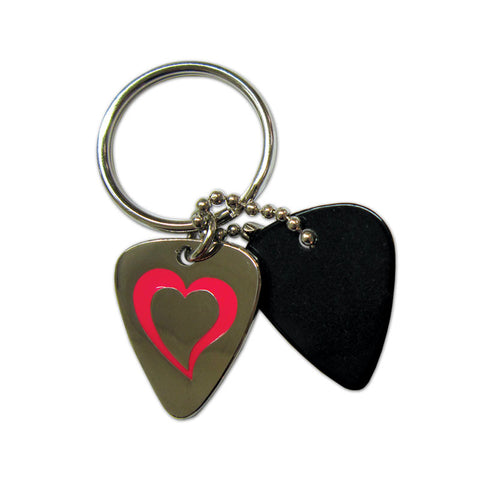 Pick Keyring - Love Heart