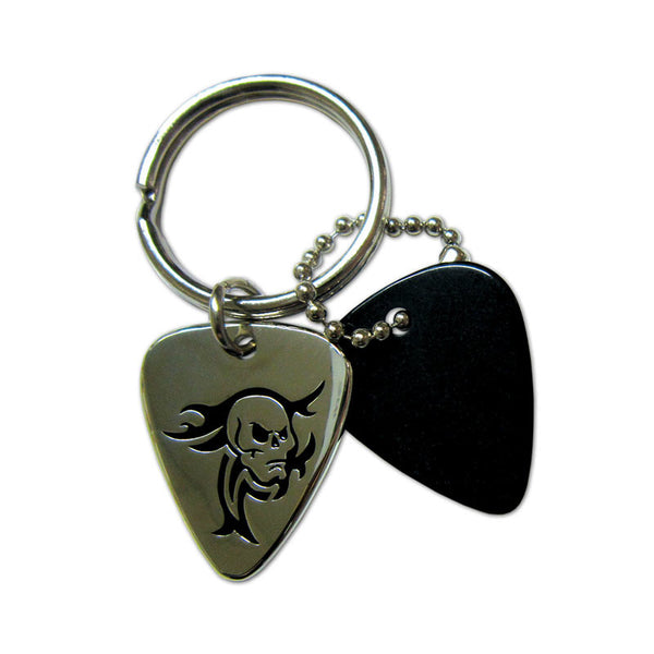 Pick Keyring - Tribal Skull