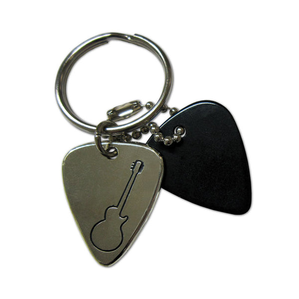 Pick Keyring - Guitar Outline