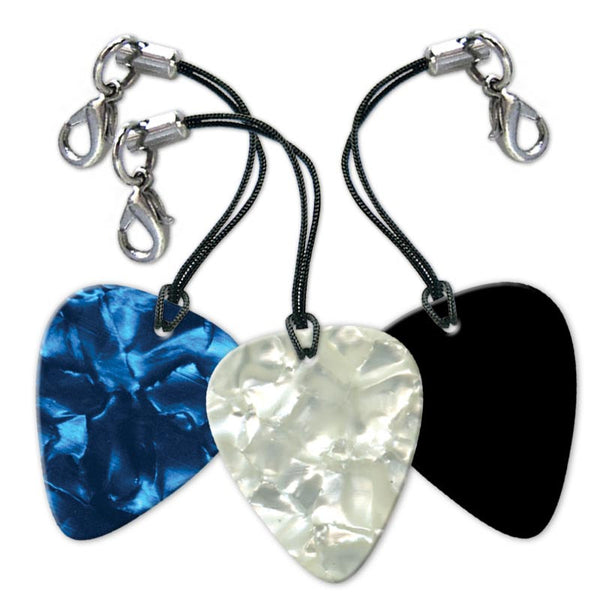 Celluloid Printed Pick Keyrings - Single Sided