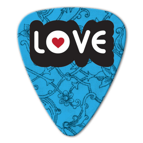 Love Theme - Blue Love Picks (10 pack)