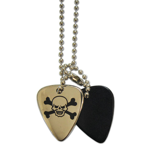 Pick Necklace - Skull & Crossbones