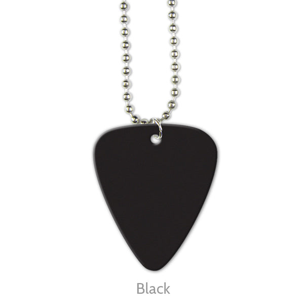 G-Poly Printed Pick Necklaces - Double Sided