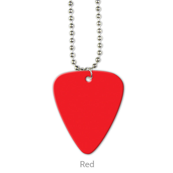 G-Poly Printed Pick Necklaces - Double Sided