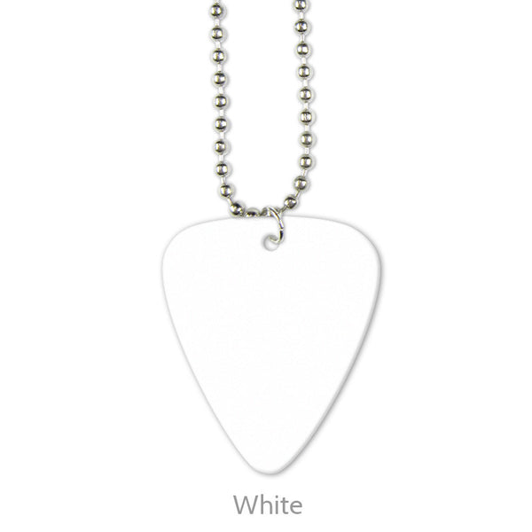 G-Poly Printed Pick Necklaces - Double Sided