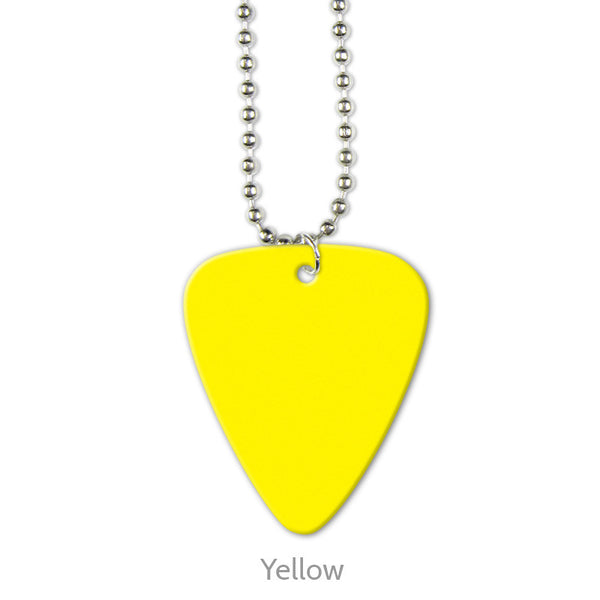 G-Poly Printed Pick Necklaces - Single Sided