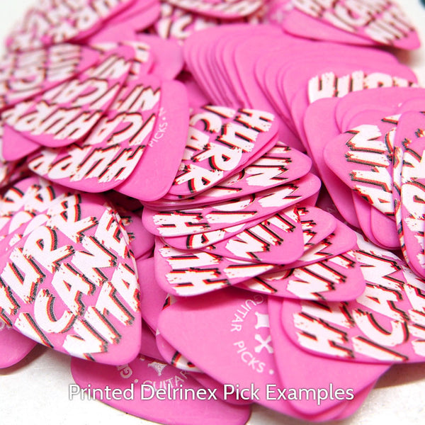 Delrinex Printed Pick Guitar Keyrings