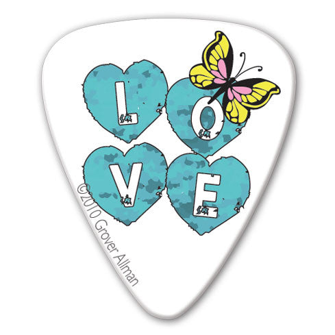 Rock Chick - Love Butterfly Picks (10 pack)