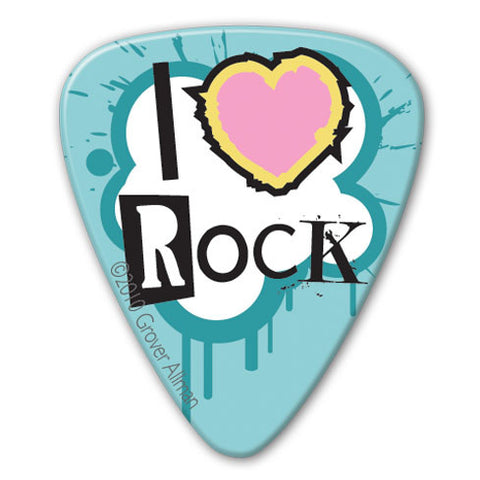 Rock Chick - I Love Rock Picks (10 pack)