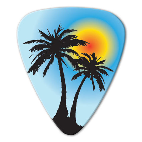 Reggae Theme - Palm Tree Picks (10 pack)