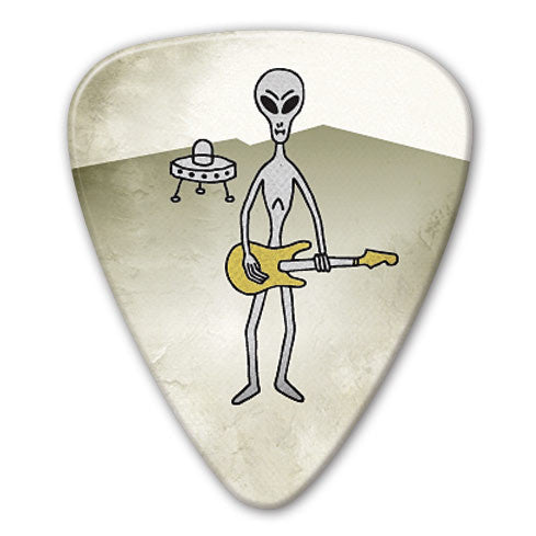 Retro Series - Guitar Alien Picks (10 pack)