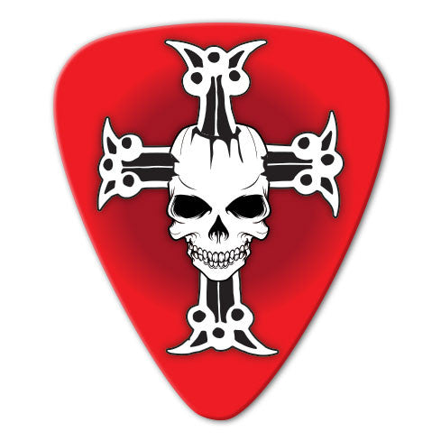 Skull Theme - Cross & Skull Picks (10 pack)