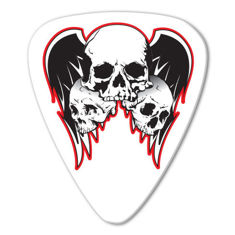 Skull Theme - Wings & Skulls Picks (10 pack)