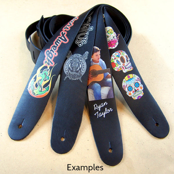 Custom Printed Guitar Straps - 2.5 inch