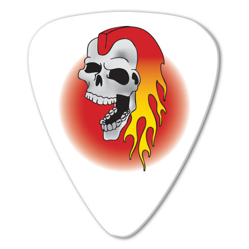 Unlimited Edition - Flaming Skull Picks (10 pack)