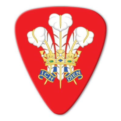 Wales - Prince of Wales Feathers Picks (10 pack)